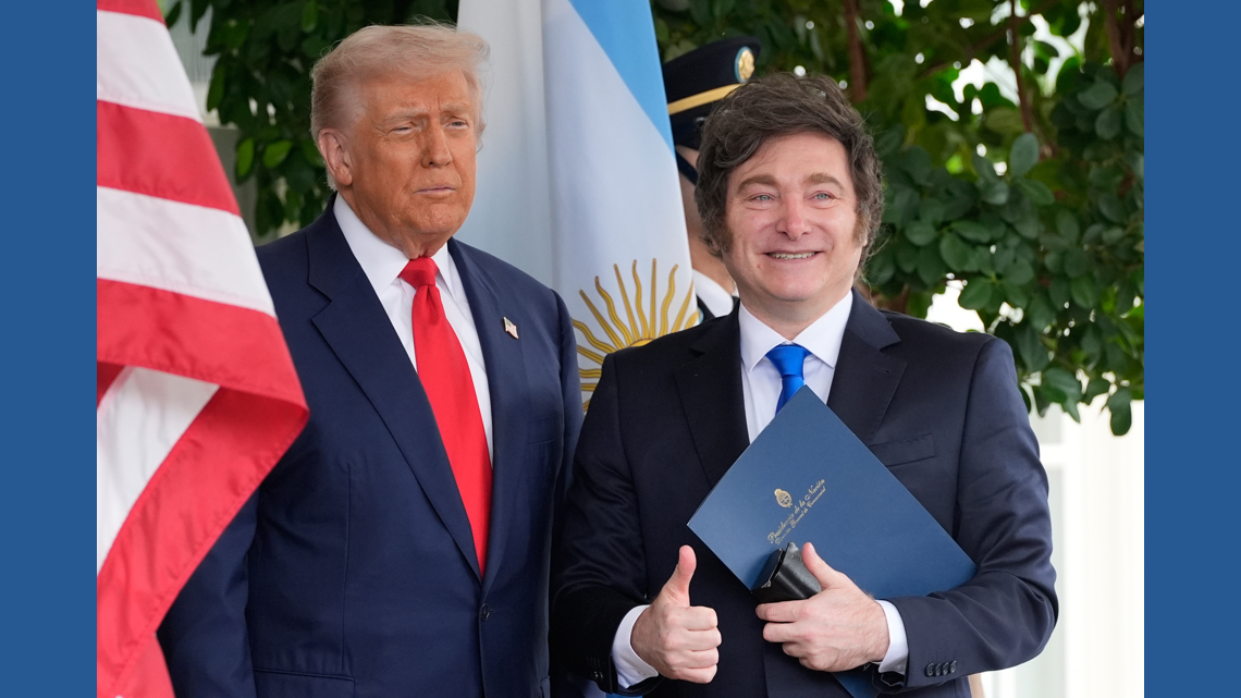 Trump threatens to pull support for Argentina if its politics move leftward